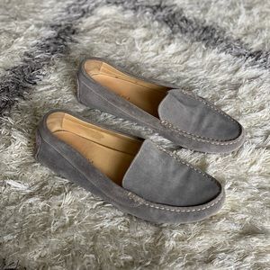M. Gemi Felize gray suede loafer sz 40.5 (9.5)